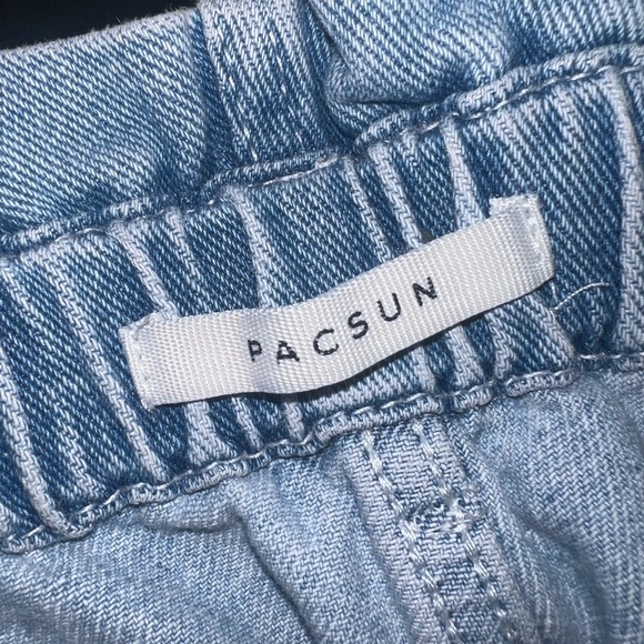 PacSun Light Blue Women’s Paperbag Style Mom Jeans Size 28 EUC - Picture 4 of 9